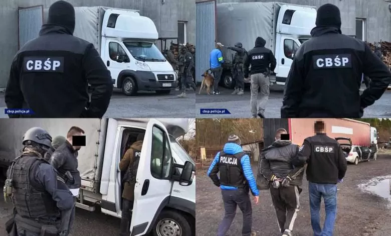 Poliția poloneză a destructurat o grupare internațională de crimă organizată