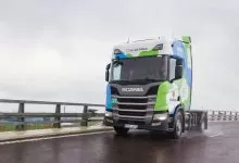 Vlantana testează primul camion alimentat cu CNG din Lituania