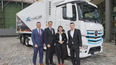 eActros este primul camion echipat cu suprastructura frigorifică W.KO COOL cu zero emisii