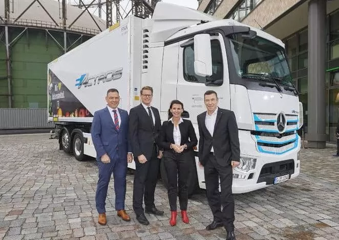 eActros este primul camion echipat cu suprastructura frigorifică W.KO COOL cu zero emisii