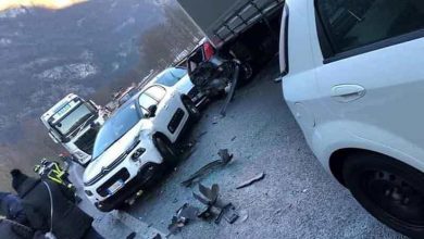 50 de vehicule, inclusiv zece camioane, implicate într-un accident în lanț lângă Trento