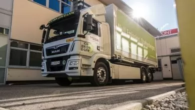 Quehenberger utilizează un camion electric MAN TGM 26.360E în cadrul operațiunilor din Salzburg