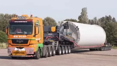 Nooteboom a primit patentul pentru adaptoarele de ridicare a turnurilor centralelor eoliene