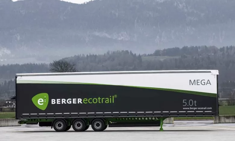 BERGERecotrail 24 LTMn este cea mai ușoară semiremocă de volum de pe piață