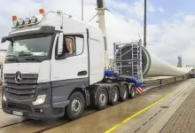 Goldhofer Ventum, cea mai lungă platformă extensibilă cu axe pendulare