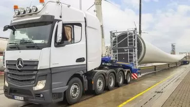 Goldhofer Ventum, cea mai lungă platformă extensibilă cu axe pendulare