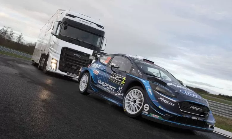 Noul Ford F-Max oferă suport logistic echipei M-Sport în Campionatul Mondial de Raliuri din 2019