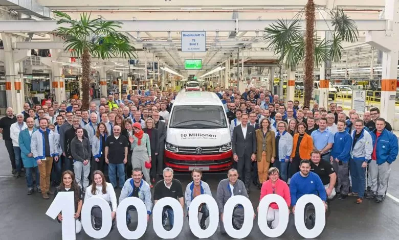 Uzina Volkswagen din Hanovra a produs 10 milioane de vehicule comerciale în 63 de ani