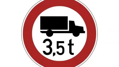 Amendă 500 de euro pentru nerespectarea restricției de tonaj pe podul Bergshäuser Brücke
