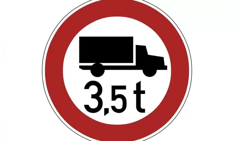 Amendă 500 de euro pentru nerespectarea restricției de tonaj pe podul Bergshäuser Brücke