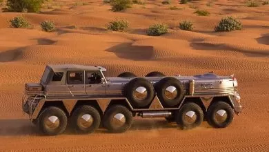 Un Oshkosh 10×10 a fost transformat în SUV