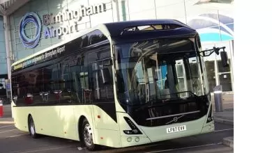 Aeroportul din Birmingham a semnat un contract pentru șase autobuze electrice Volvo