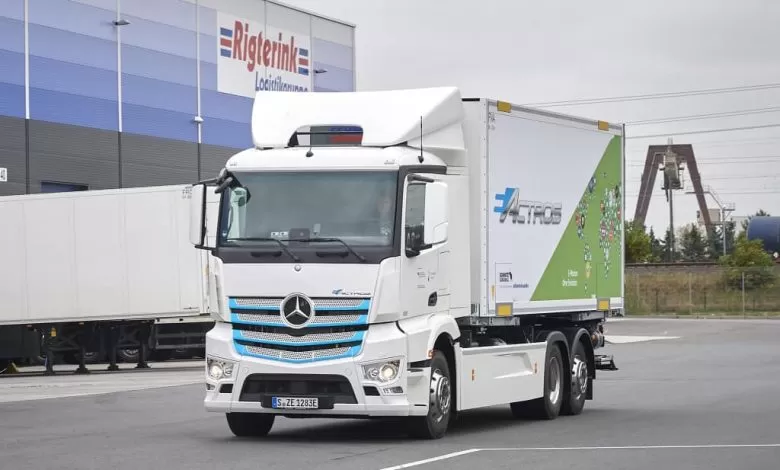 Rigterink Logistikgruppe a început testarea Mercedes-Benz eActros în regiunea Rhine-Main
