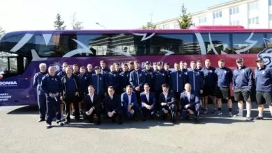 Echipa națională de hochei pe gheață a Cehiei va călători cu un autobuz Scania Interlink HD