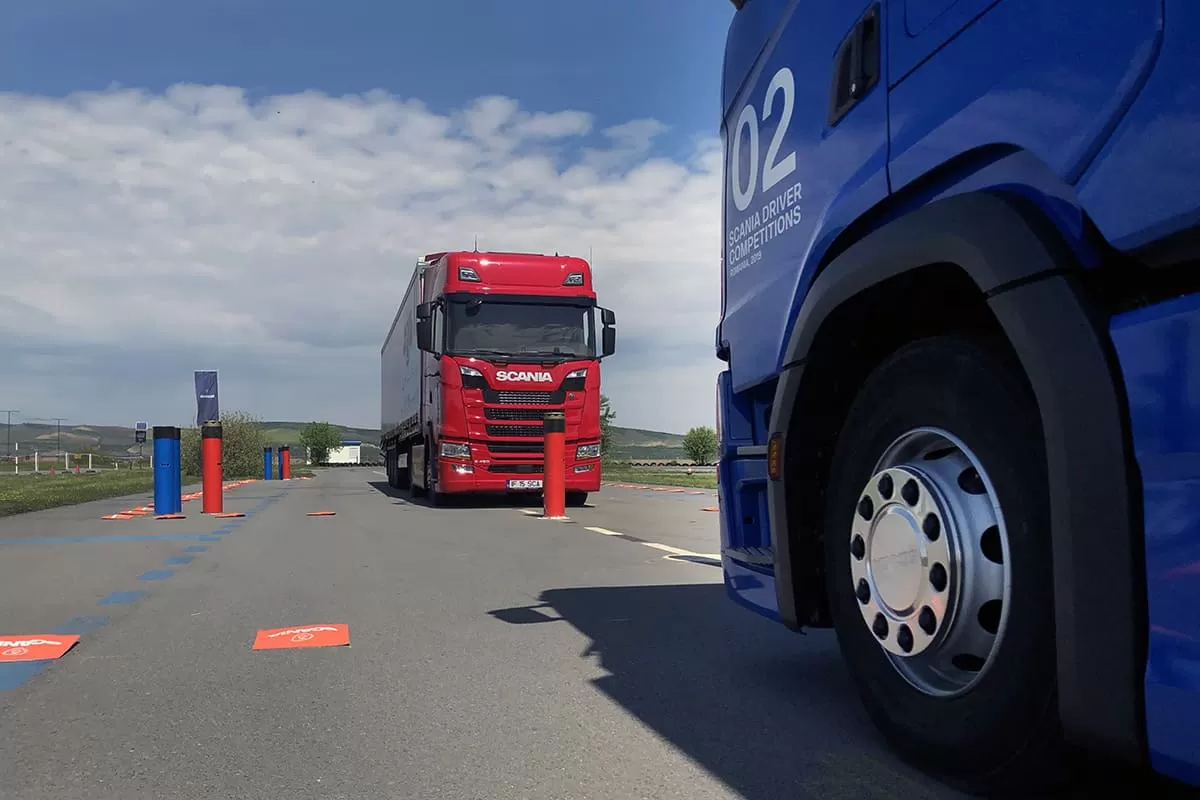 Eugen Grigore alias “Tataie” a câștigat finala Scania Driver Competitions din România