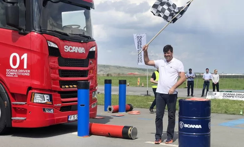 Eugen Grigore alias “Tataie” a câștigat finala Scania Driver Competitions din România