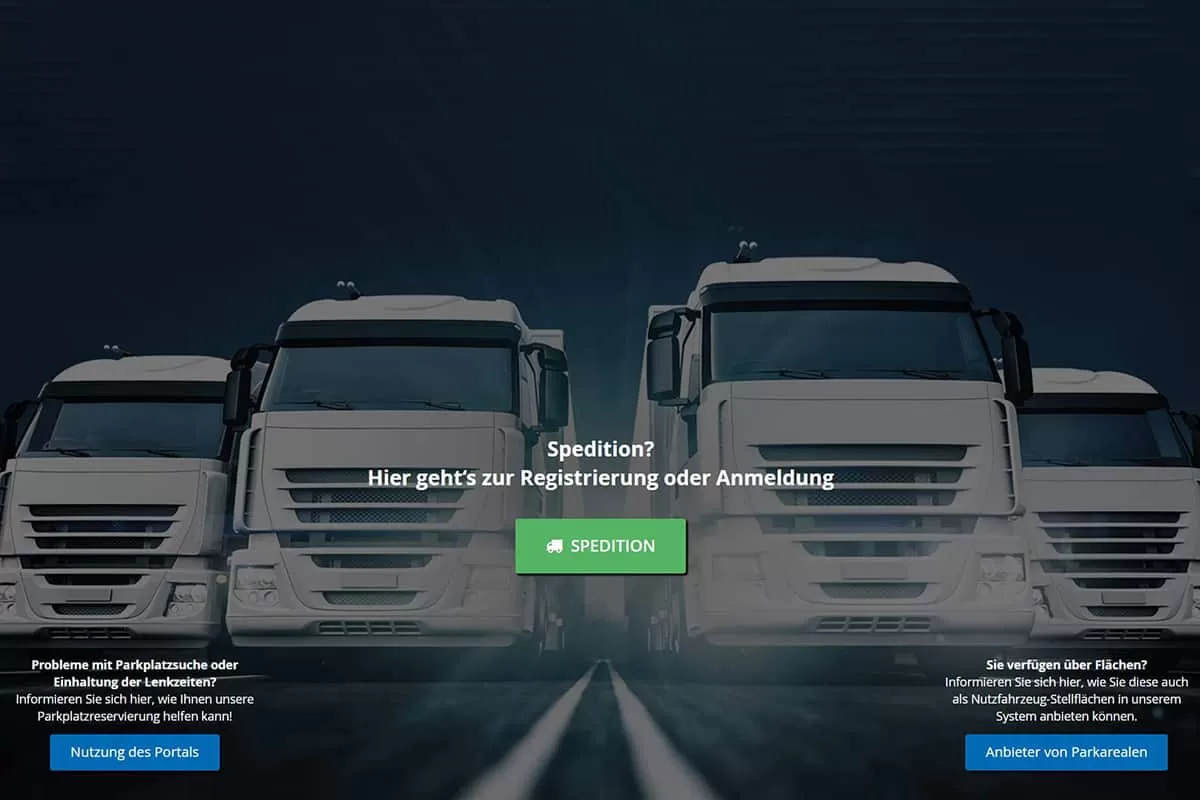 Platforma online “park-your-truck” te ajută să-ți rezervi un loc de parcare în Germania 3 par your truck