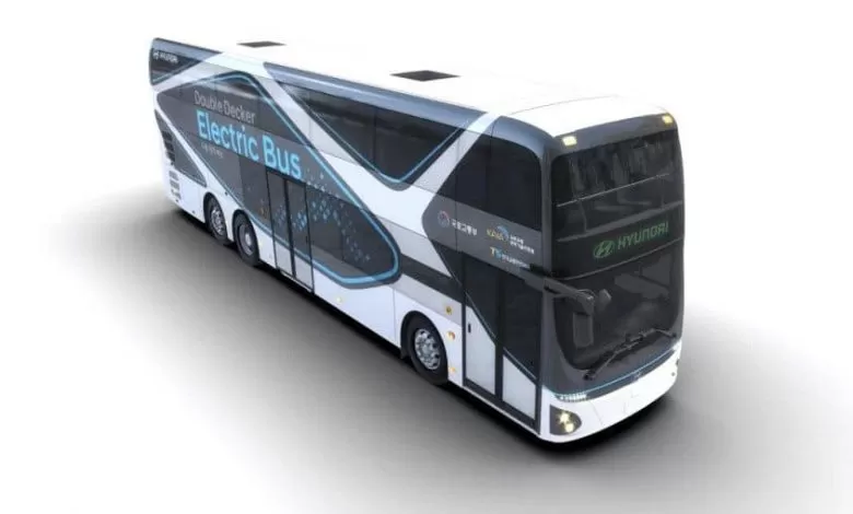 Hyundai a prezentat primul său autocar supraetajat complet electric 1 Hyundai a prezentat primul său autocar supraetajat complet electric