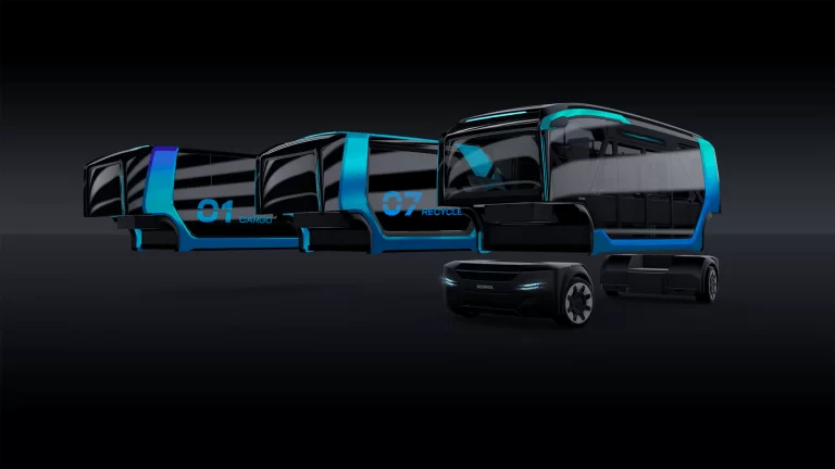 Scania a prezentat conceptul electric și autonom NXT