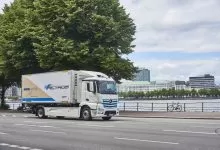 Grupul Nagel testează camionul electric Mercedes-Benz eActros