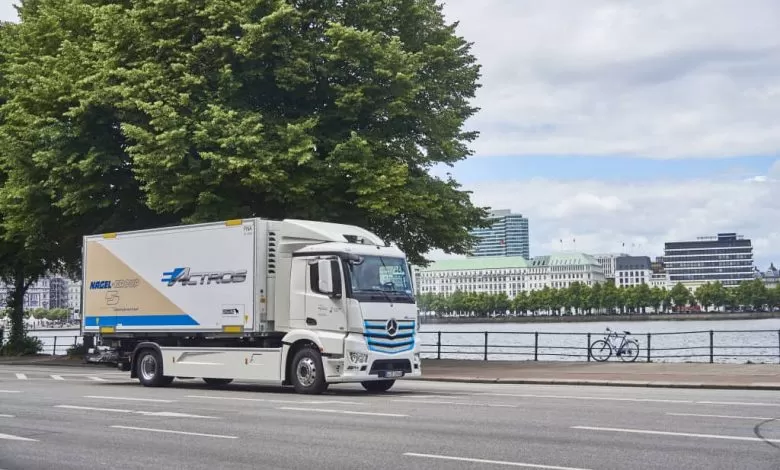 Grupul Nagel testează camionul electric Mercedes-Benz eActros
