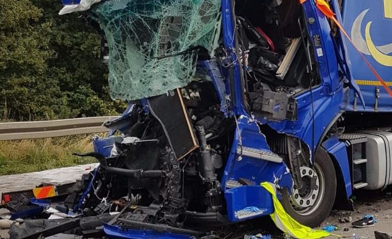 Grav accident provocat de un șofer polonez, pe autostrada A2, lângă Schermen