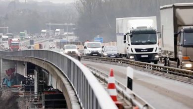 Interdicție de circulație pentru camioane pe podul Salzbachtal de pe A 66