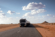 Cu un Volvo FH16 încărcat cu 175 de tone prin Outback-ul australian