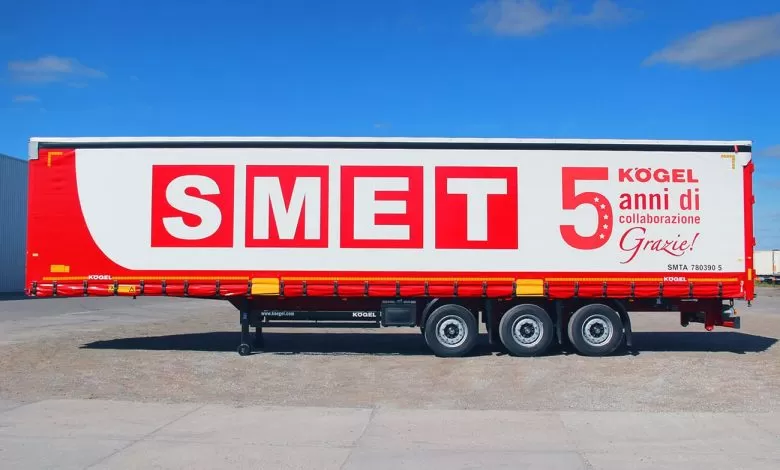 Un nou lot de semiremorci Kögel Cargo Rail livrat către SMET