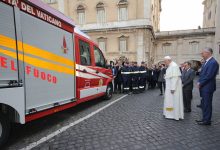 Un MAN TGE 6.180 de pompieri donat Corpului de Pompieri din Vatican