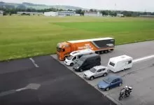 Un camion de 40 tone are nevoie de 36.2 metri pentru a se opri complet de la 80 km/h