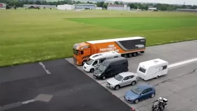 Un camion de 40 tone are nevoie de 36.2 metri pentru a se opri complet de la 80 km/h