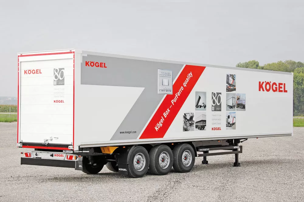 Kögel Cargo, Kögel Box și axele KTA prezentate la Solutrans 2019