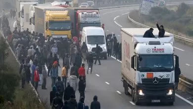 Șofer belgian de camion atacat de un grup imigranți ilegali în Belgia