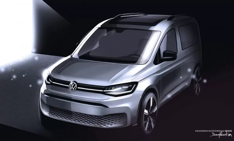 Schițe noi cu viitoarea generație Volkswagen Caddy