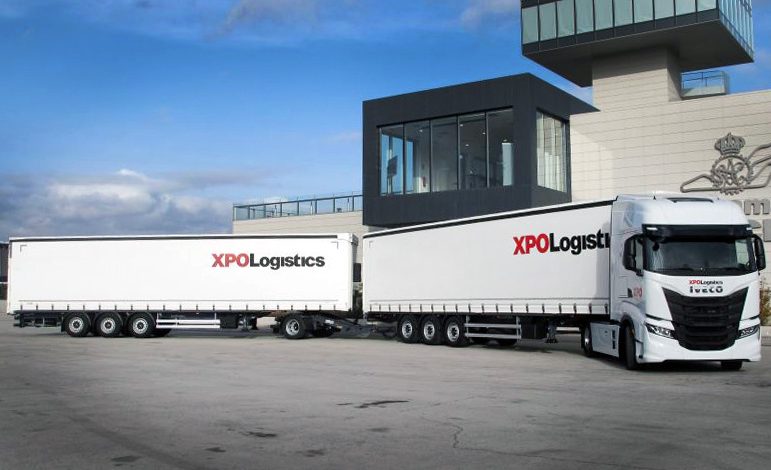 XPO Logistics testează în Spania sistemul de transport Duo trailer