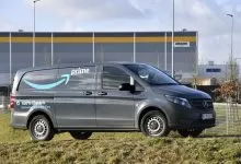 Zece utilitare Mercedes-Benz eVito au intrat în flota Amazon din Munchen 6 Zece utilitare Mercedes-Benz eVito au intrat în flota Amazon din Munchen