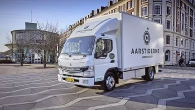 Companiile daneze Citylogistik și Aarstiderne fac livrări cu FUSO eCanter