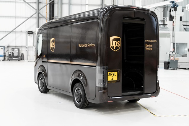 UPS a comandat 10.000 de vehicule electrice Arrival Generation 2