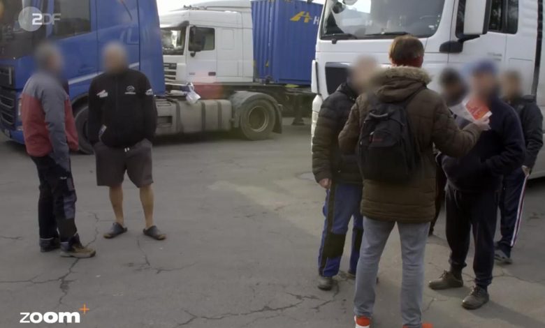 Situația șoferilor de camion din Europa de Est analizată de ZDF