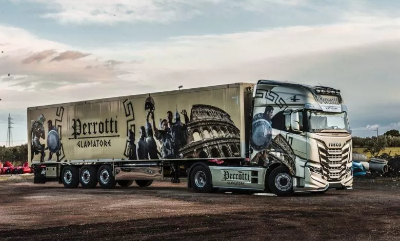IVECO S-Way Gladiator, cel mai nou camion pictat al celor de la Perrotti Transport