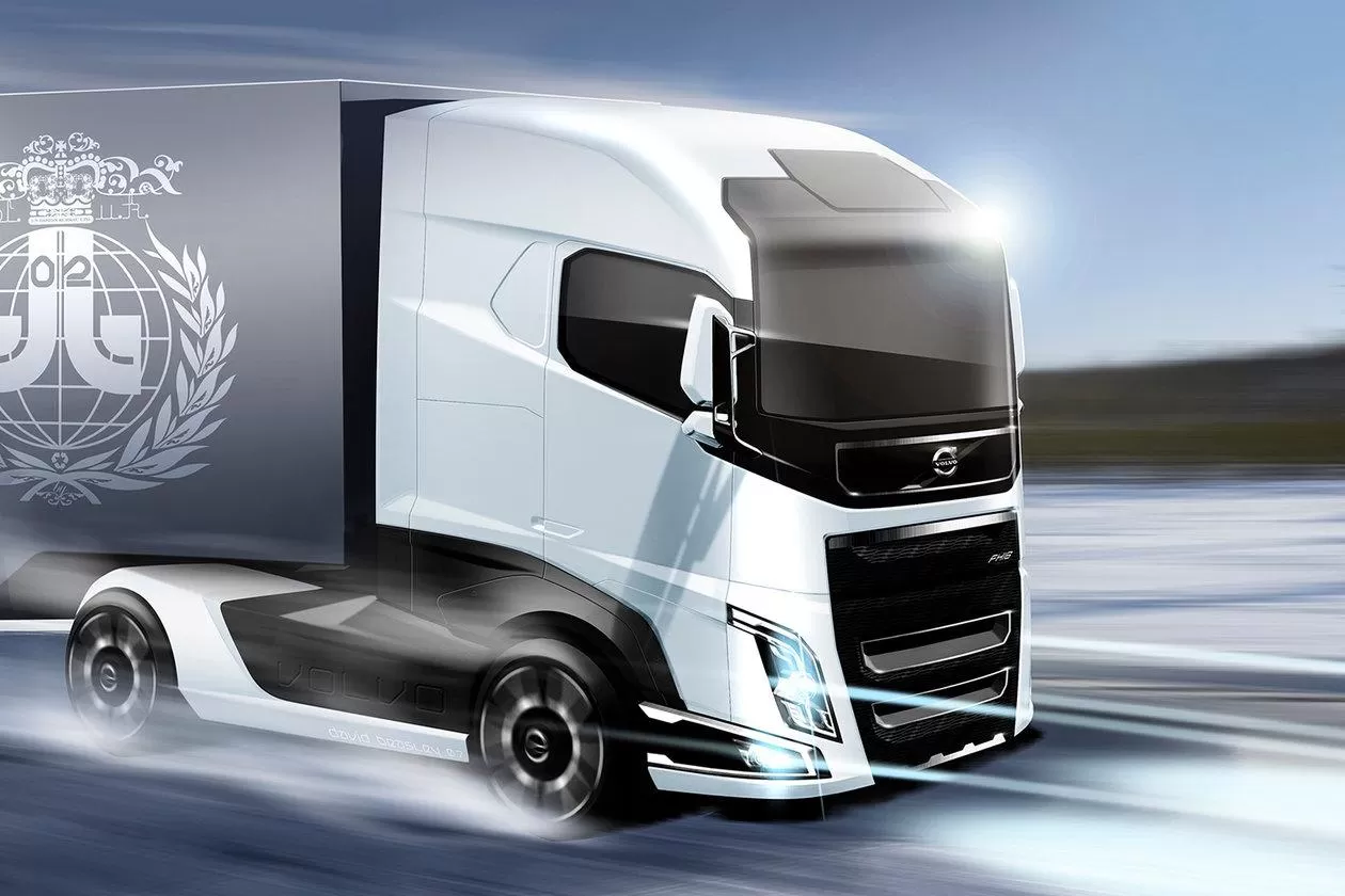 Design-ul farurilor camioanelor Volvo a fost inspirat de gheață