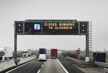 Slovenia a închis complet granițele cu Italia pentru vehiculele comerciale de peste 7.5 tone