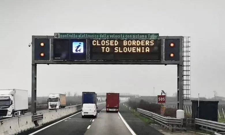 Slovenia a închis complet granițele cu Italia pentru vehiculele comerciale de peste 7.5 tone