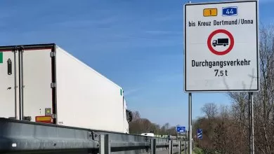 Interdicție de circulație pentru vehiculele comerciale de peste 7.5 tone în zona Dortmund