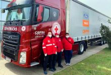 Cefin Trucks și noul Ford F-Max este alături de Crucea Roșie România