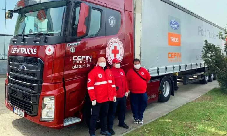 Cefin Trucks și noul Ford F-Max este alături de Crucea Roșie România 1 Cefin Trucks și noul Ford F-Max este alături de Crucea Roșie România