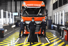 DAF a produs primul camion după reluarea producției