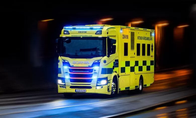 Ambulanță de terapie intensivă bazată pe șasiu Scania R