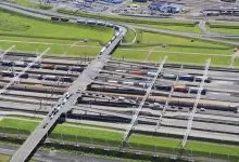 Numărul camioanelor care au traversat Eurotunnel a scăzut în luna martie